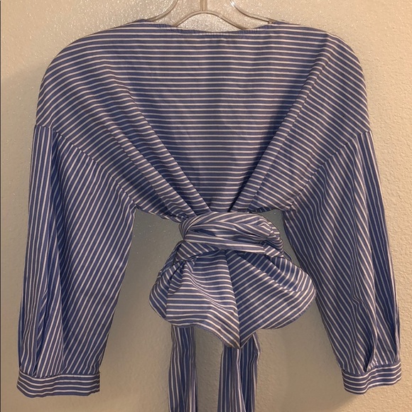 Zara wrap crop top - Picture 4 of 4